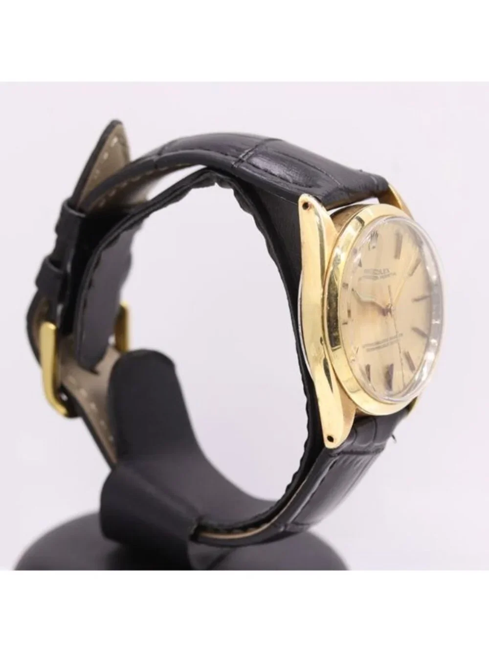 Rolex Oyster Perpetual Automatic Gold Dial Watch